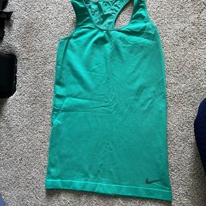 Blue-green Nike tank top